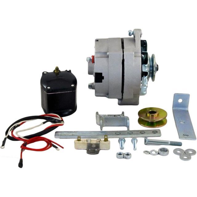 RAREELECTRICAL New Alternator Conversion Kit Compatible With 19391951