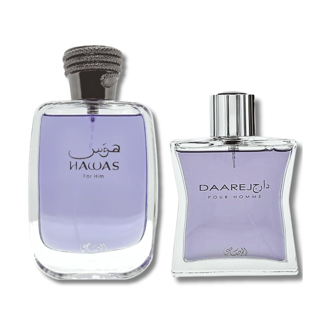 RASASI Hawas For Him & Daarej Pour Homme - 100Ml 3.4Oz EDP