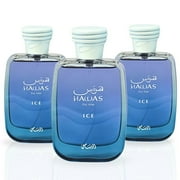 RASASI Hawas Ice for Men EDP 100ML 3.4 OZ PACK OF 3