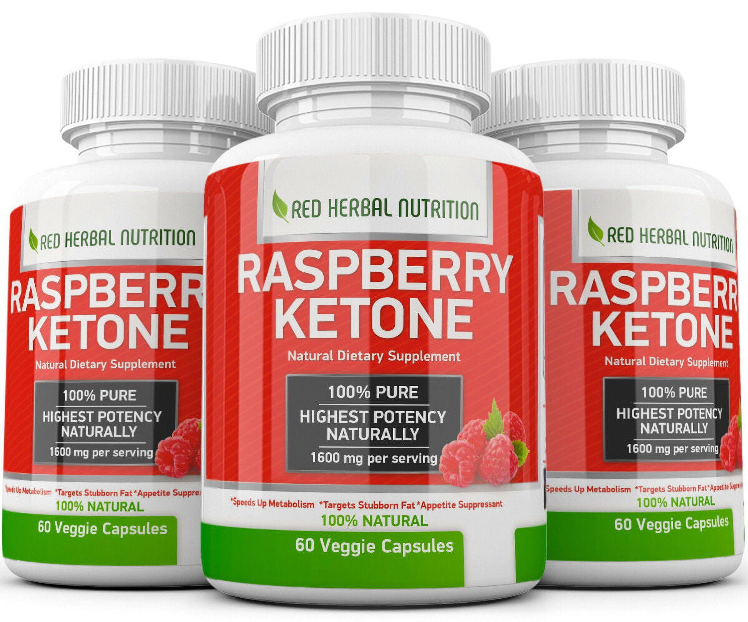 RASPBERRY KETONE Advanced Weight Loss 1600mg Extremely Fast Fat Burner 60 Capsules