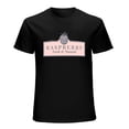 thumbnail image 1 of RASPBERRY Vintage T-shirt Mens Cotton Classic Crewneck Short Sleeve Tees Unisex Black XS, 1 of 5