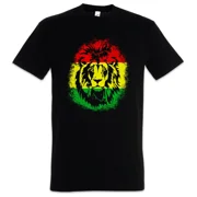 RASTAFARI LION II T-SHIRT Bob Reggae Marley Jamaica Wailers Haile Selassie