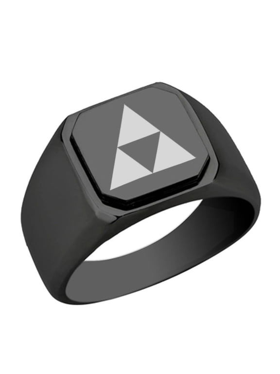 Zelda Triforce Stainless Steel Signet Ring