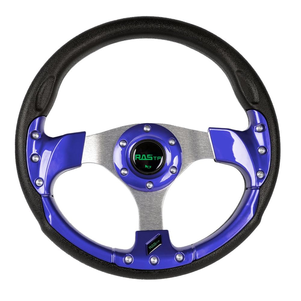 RASTP 8-Piece Steering Wheel Screw Kit (Roast Blue) - M5x0.8 Thread For Aftermarket Steering Wheels