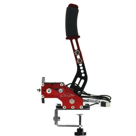 RASTP Red 64Bit PC USB Handbrake SIM + Clamp for Racing Games T500 G27/G29 FANATECOSW HB022