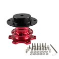 thumbnail image 1 of RASTP Red Racing Steering Wheel Quick Release Adapter Boss Kit Snap off Hub Aluminum QR001, 1 of 6
