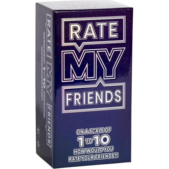RATE MY FRIENDS Party Game - The Hilarious Adult Card Game - On a Scale of 1 to 10 How Would YOU Rate Your Friends? Perfect for College Student, Family, Fun Parties & Board Game Night with your Group