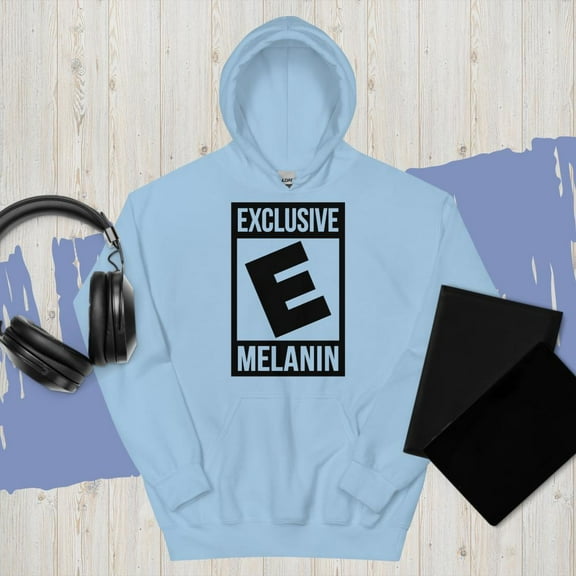 RATED EXCLUSIVE MELANIN Hoodie (Light Blue, S)