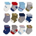 thumbnail image 1 of RATIVE Infant Baby Socks 6-12 Months Thick Terry Turn Cuff Socks for Unisex Baby Boys (6-12 Months, 12-pairs/B14), 1 of 5