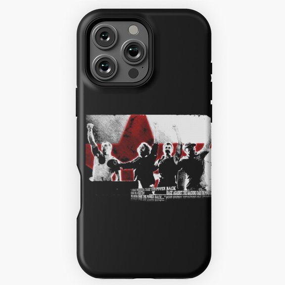RATM Rock Band Music Logo Graphic Phone Case for iPhone 16 15 14 13 12 11 Pro Max
