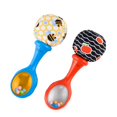 thumbnail image 1 of Fisher-Price Rattle 'n Rock Maracas, Set of 2 Soft Baby Rattle Activity Toys for Newborns, 1 of 6