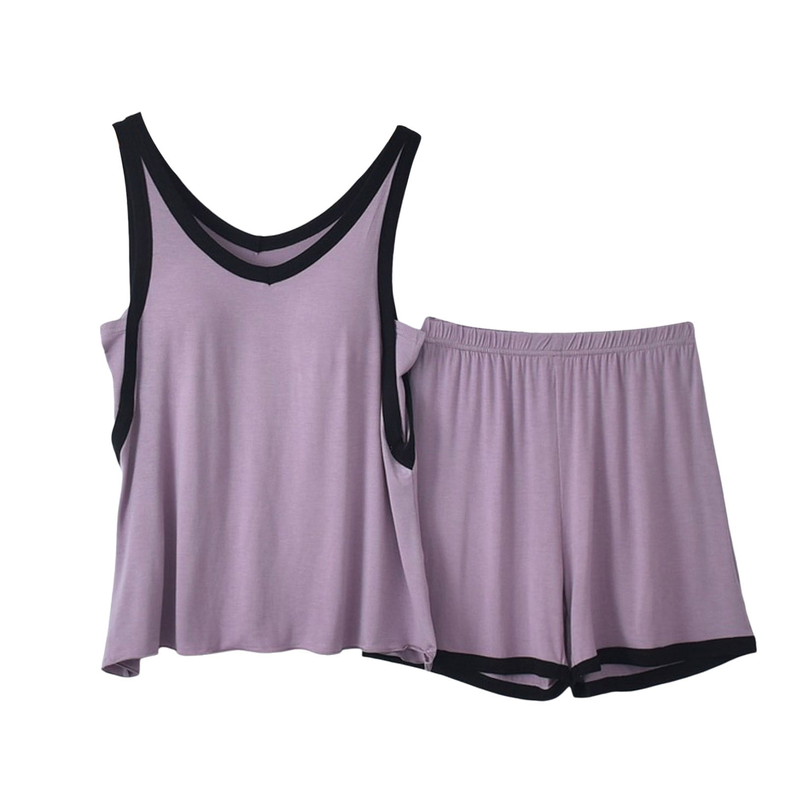 RATTOYY Pajamas For Women Set 2024 New Summer Wear 2 Piece Set Female