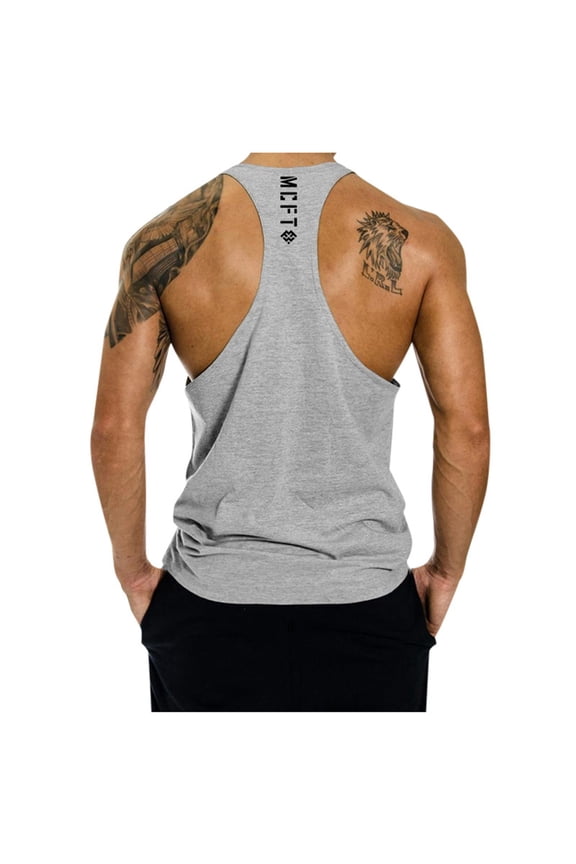 Tank Shirts For Men Classic Workout Stringer Fitness Performance Muscle Gym Training Bodybuilding Trendy Leisure Comfy Tank Top