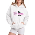 thumbnail image 1 of RATTOYY Women'S Hooded Sweatshirts Long Sleeve Volleyball Print Tunic Women Comfy Versatile Outwear, 1 of 4