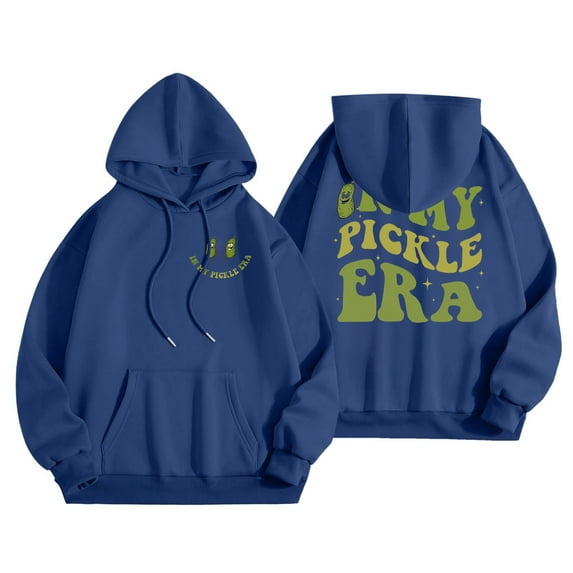 RATTOYY Women'S Hoodies Stylish Fall 2024 Funny Graphic Hooded Sweatshirts Female Trendy Elegant Blouse