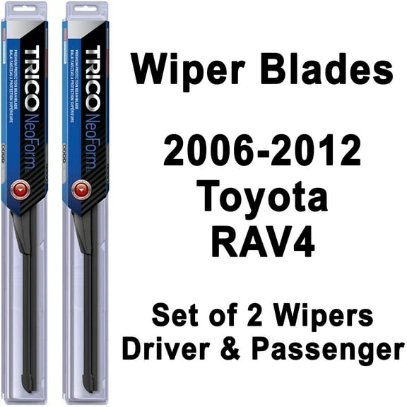 RAV 4/RAV4 Wiper Blades (Set of 2) 2006 2007 2008 2009 2010 2011 2012