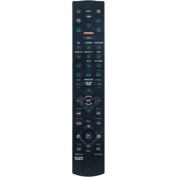 RAV205 Replacement Remote Control Commander fit for Yamaha AV Receiver HTR-5230 HTR5230 RX-V396 RXV396