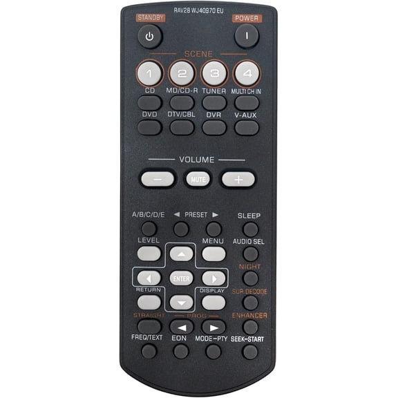 RAV28 Replacement Remote Control Commander fit for Yamaha AV Receiver RX-V361 RX-V365 RX-V365BL HTR-6030
