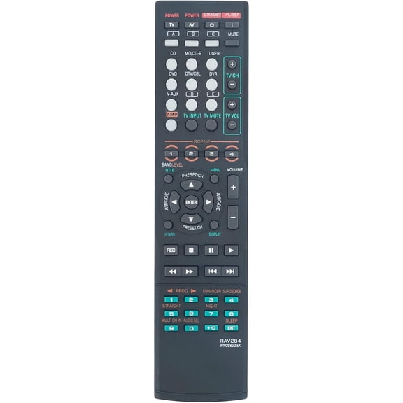 RAV284 Remote Control Commander fit for Yamaha AV Receiver HTR-6230 HTR-6130 RX-V365 RX-V365BL