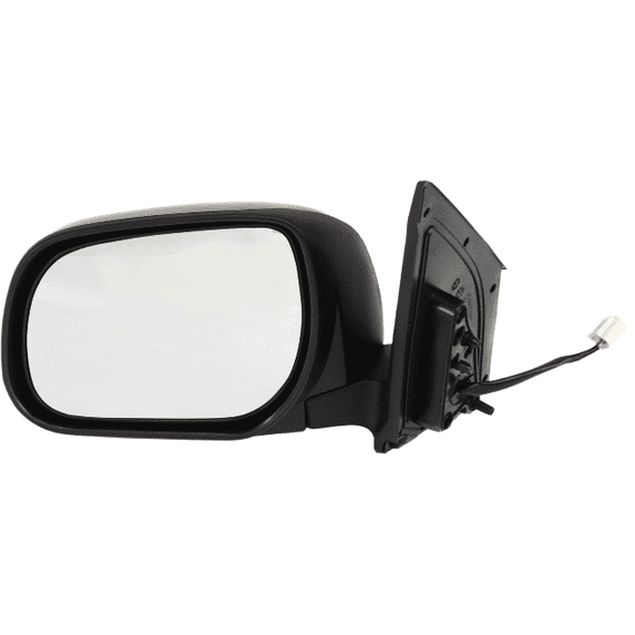 RAV4 09-12 MIRROR LH, Power, Manual Folding, Non-Heated, Paintable, No Signal Light, North America Built Vehicle