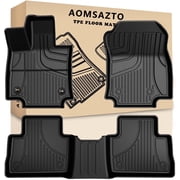RAV4 Floor Mats IKABEVEM Floor Liners Fit for Toyota RAV4 2019-2025 Not for Hybrid or Prime, All Weather Automotive Floor Mats, 1st & 2nd Row Full Set Rubber Floor Liners, Anti Skid Car Mats.