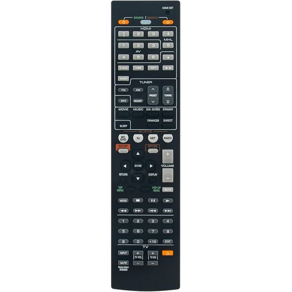 RAV494 Remote Control Commander fit for Yamaha AV Receiver RX-V475 RX-V475BL HTR-4066 YHT-599U
