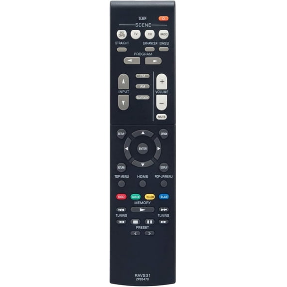 RAV531 Replacement Remote Control Commander fit for Yamaha AV Receiver RX-V381 HTR-3069 RX-V379 HTR-3068