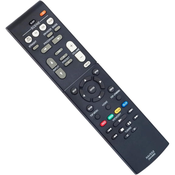 RAV552 New Replacement Remote fit for Yamaha AV Receiver RX-V483 RX-V383 HTR-4071 HTR-3069