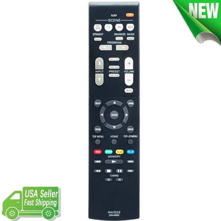 RAV552 Replace Remote Control for Yamaha AV Receiver HTR-2071 RX-V383 HTR-3071