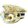 thumbnail image 1 of RAVE Captain Style Luxury Rhinestone Sequin Sparkly Concert Hat for Music Festivals, 1 of 5