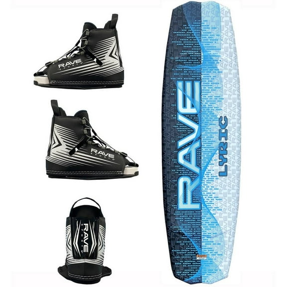 RAVE Sports RVE02977 Lyric Blue Wakeboard with Boots