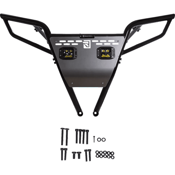 RAVEK 64-308BKL Rear Bumper - Reverse LED Lighting - 2024-2025 Polaris RZR UTVs