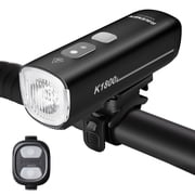 RAVEMEN K1800 Smart Bike Light with Daytime Running Mode, Handlebar/Upside Down Mounted, Brightness Adjust, Auto on off, Power Bank Feature