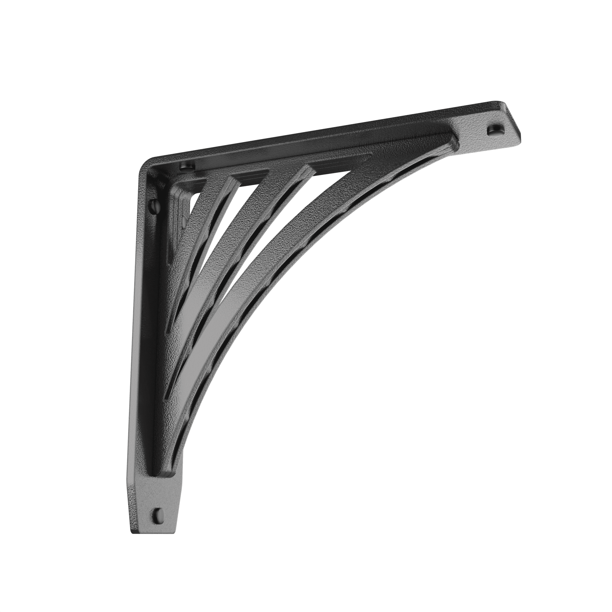 RAVENEL HEAVY DUTY STEEL FIREPLACE MANTEL BRACKETS, FLOATING SHELF, COUNTERTOP SUPPORT - HAND WELDED - 8" x 8" x 2"