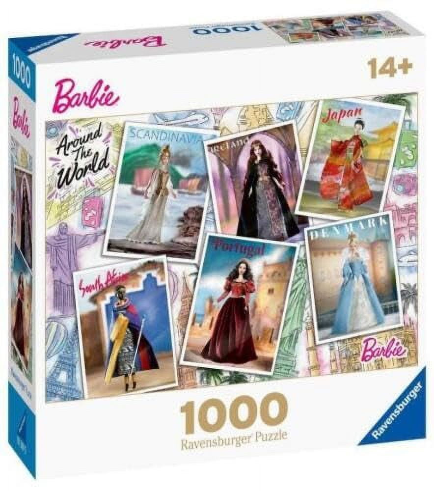 RAVENSBURGER 1000 Piece Puzzle Barbie Around the World 