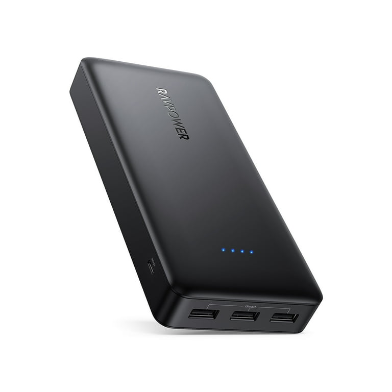 RAVPower 32000mAh Portable Charger, USB Power Bank, 6A Output