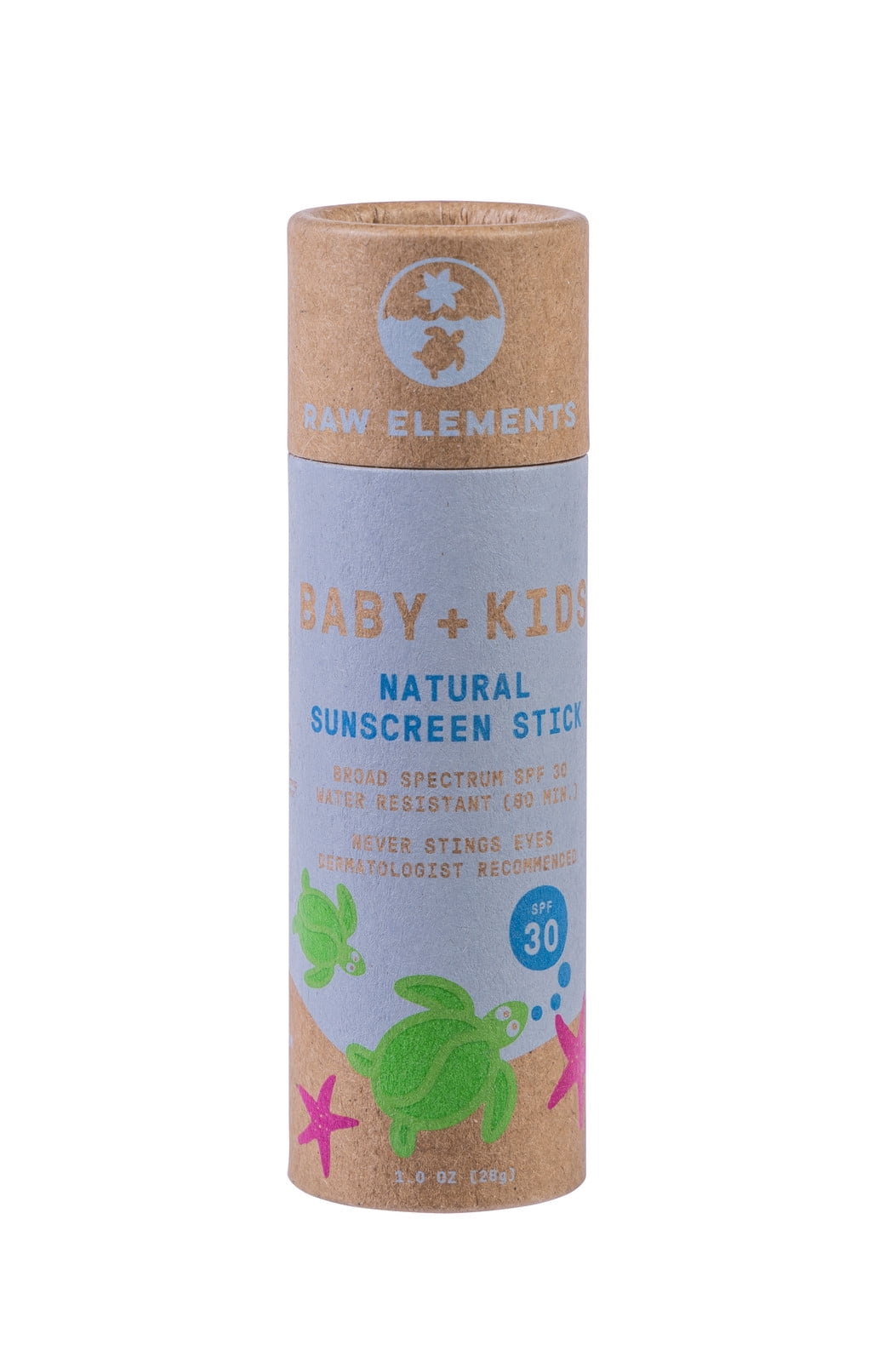 Raw Elements Baby/Kids Mineral Sunscreen SPF 30 Stick 1.0 oz