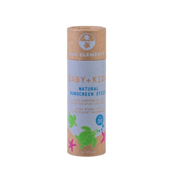 Raw Elements Baby/Kids Mineral Sunscreen SPF 30 Stick 1.0 oz