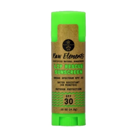 Raw Elements Outdoor Lip Rescue SPF 30 Stick 0.15oz