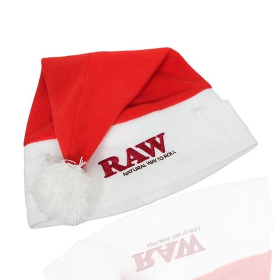 RAW Santa Hat, Classic Red-and-White, for Christmas Parties