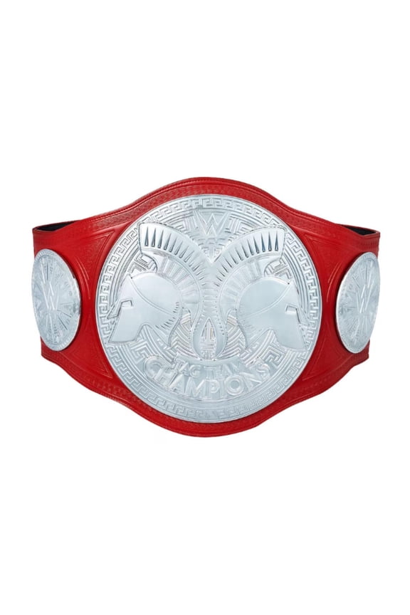 Red Belt Adult Size - Title Belt Replica - 2mm Leather Straps - Fan Gift