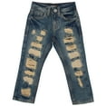 thumbnail image 1 of RAW X  Boy's RawX Heavy Distressed Jeans, Blue, 4T, 1 of 6