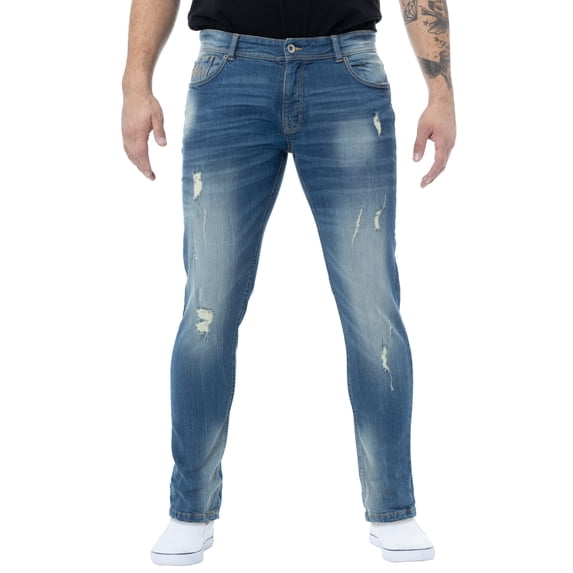 RAW X Mens RawX Contrast Neon Stitch Flex Jeans, Tint, 44X32