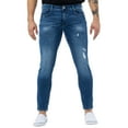thumbnail image 1 of RAW X Mens Stretch 5 Pocket Skinny Jeans, Med Blue, 34X30, 1 of 6