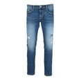 thumbnail image 1 of RAW X Men's Skinny Fit Stretch Jeans, Fashion Rips Destroyed Distressed Washed Denim Jean Pants for Men, Tint, 1 of 7