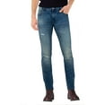 thumbnail image 1 of RAW X Men's Skinny Fit Stretch Jeans, Fashion Rips Destroyed Distressed Washed Denim Jean Pants for Men, Tint, 1 of 7
