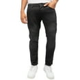 thumbnail image 1 of RAW X Mens Slim Stretch Moto Jeans, Black Wash, 36X30, 1 of 7