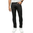 thumbnail image 1 of RAW X Mens Slim Stretch Moto Jeans, Jet Black, 32X32, 1 of 6