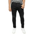 thumbnail image 1 of RAW X Mens RawX Slim Fit Moto Detail Stretch Jeans, Jet Black, 28X30, 1 of 9