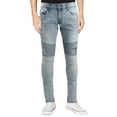thumbnail image 1 of RAW X Mens RawX Slim Fit Moto Detail Stretch Jeans, Lt Blue, 36X32, 1 of 6